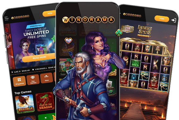 Design and features of the casino brand Winorama